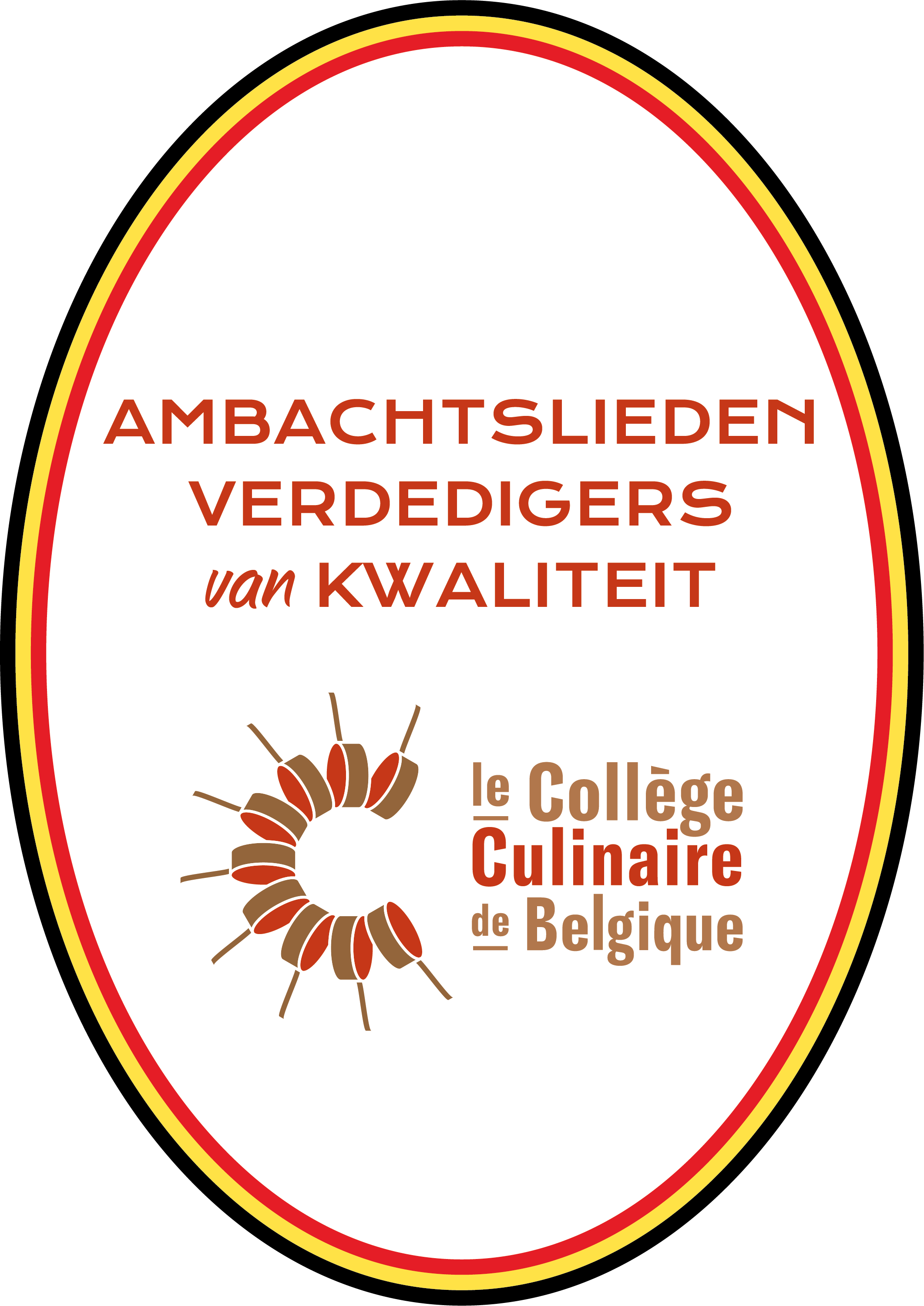 Plaque Collège Culinaire de Belgique